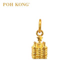 POH KONG 916/22K Yellow Gold Castle Pendant