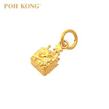 POH KONG 916/22K Yellow Gold Castle Pendant