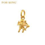 POH KONG 916/22K Yellow Gold Cupid With Arrow Pendant