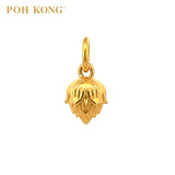 POH KONG 916/22K Yellow Gold Lotus Flower Pendant