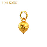 POH KONG 916/22K Yellow Gold Lotus Flower Pendant