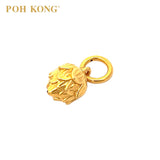 POH KONG 916/22K Yellow Gold Lotus Flower Pendant