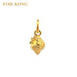 POH KONG 916/22K Yellow Gold Spiral Shell Pendant