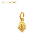 POH KONG 916/22K Yellow Gold Spiral Shell Pendant