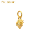 POH KONG 916/22K Yellow Gold Spiral Shell Pendant