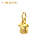 POH KONG 916/22K Yellow Gold Fortune Baby Clothes Pendant