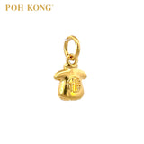 POH KONG 916/22K Yellow Gold Fortune Baby Clothes Pendant