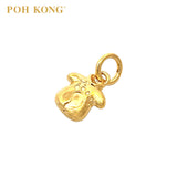 POH KONG 916/22K Yellow Gold Fortune Baby Clothes Pendant