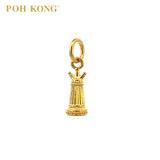 POH KONG 916/22K Yellow Gold Chess Pendant