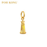 POH KONG 916/22K Yellow Gold Chess Pendant