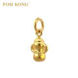 POH KONG 916/22K Yellow Gold Milk Bottle With Love Pendant