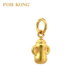 POH KONG 916/22K Yellow Gold Milk Bottle With Love Pendant