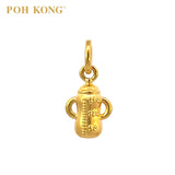 POH KONG 916/22K Yellow Gold Milk Bottle With Love Pendant