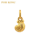 POH KONG 916/22K Yellow Gold Conch Shell Pendant