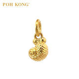 POH KONG 916/22K Yellow Gold Conch Shell Pendant