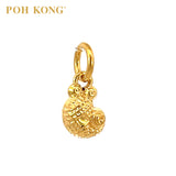 POH KONG 916/22K Yellow Gold Conch Shell Pendant