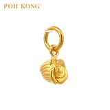 POH KONG 916/22K Yellow Gold Romantic Rose Pendant