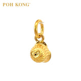 POH KONG 916/22K Yellow Gold Romantic Rose Pendant