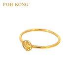 POH KONG 916/22K Gold Compass Ring