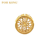 POH KONG 916/22K Yellow Gold Openwork Heart Charm