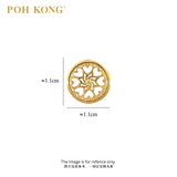 POH KONG 916/22K Yellow Gold Openwork Heart Charm