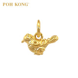 POH KONG 916/22K Yellow Gold Exquisite Bird Pendant