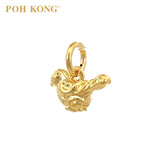 POH KONG 916/22K Yellow Gold Exquisite Bird Pendant