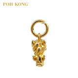 POH KONG 916/22K Yellow Gold Angel Unicorn in Love Pendant