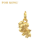 POH KONG 916/22K Yellow Gold Angel Unicorn Pendant