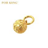 POH KONG 916/22K Yellow Gold Orb of Prosperity Pendant