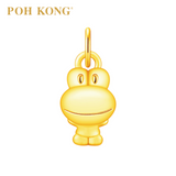 POH KONG 999/24K Gold Yuurei Neko Sama Froggy Pendant