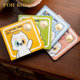 POH KONG 999/24K Gold Yuurei Neko Sama Coin Booklet Set