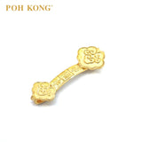 POH KONG 916/22K Gold Auspicious RU YI Pendant