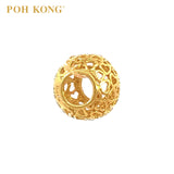 POH KONG 916/22K Gold Happy Love Lots Of Love Orb Charm