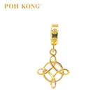 POH KONG 916/22K Yellow Gold Auspicious Ancient Coin Ruyi Pendant