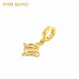 POH KONG 916/22K Yellow Gold Auspicious Ancient Coin Ruyi Pendant