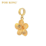 POH KONG 916/22K Yellow Gold Anggun Bunga Alamanda Pendant