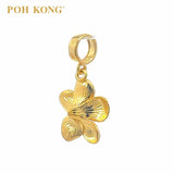 POH KONG 916/22K Yellow Gold Anggun Bunga Alamanda Pendant