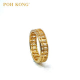 POH KONG 916/22K Yellow Gold Classic Abacus Ring