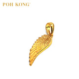 POH KONG 916/22K Yellow Gold Exquisite Wing Pendant