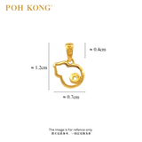 POH KONG 916/22K Auspicious 3D Hollow Gourd Pendant