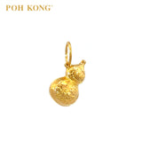 POH KONG 916/22K Gold Auspicious Delicate Gourd Pendant