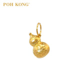 POH KONG 916/22K Gold Auspicious Delicate Gourd Pendant