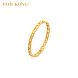 Poh Kong 916/22K Gold Chain Design Ring