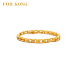 Poh Kong 916/22K Gold Chain Design Ring