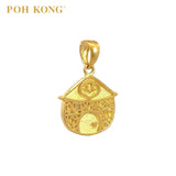 POH KONG 916/22K Yellow Gold Auspicious Abundance of Gold Pendant_big