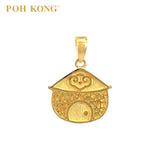 POH KONG 916/22K Yellow Gold Auspicious Abundance of Gold Pendant_big