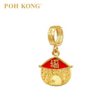 POH KONG 916/22K Yellow Gold Auspicious Abundance of Gold Pendant_small