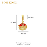 POH KONG 916/22K Yellow Gold Auspicious Abundance of Gold Pendant_small