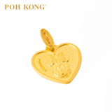 POH KONG 916/22K Yellow Gold Disney Baby Minnie Pendant